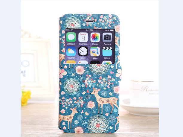 Deer printing iPhone 6 plus animal case, animal pattern iPhone 6 plus case, iphone 6 plus cover