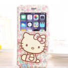 kitty iPhone 6 plus phone cover for iPhone 6 plus flowers case, iphone 6 plus cover
