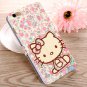kitty iPhone 6 plus phone cover for iPhone 6 plus flowers case, iphone 6 plus cover