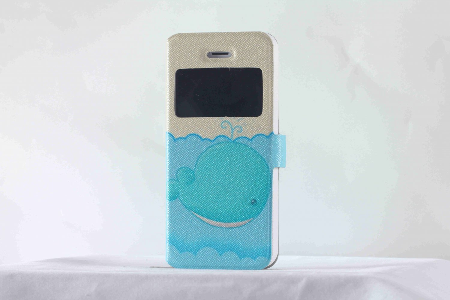Blue whale iPhone 5 case, iPhone 5s animal case Cartoon Printed iPhone 5S protective case