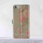 Flower Eiffel iPhone 5 case, iPhone 5s case romantic tower printing iPhone 5S flip case,