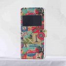 Art iPhone 5 folio case, iPhone 5s cover unique mobile case for iPhone 5 iphone 5 flip cover
