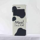 Cute Milk cow iPhone 5 case, iPhone 5s case cute cartoon iPhone 5S cover iphone 5 flip case