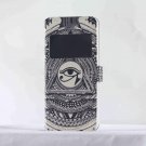 unique iphone 5 case iphone 5s flip case, triangle eye iphone 5s folio cover, iphone 5 phone case