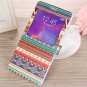 Samsung galaxy note 4 flip cover coloured tribal Samsung note 4 phone case