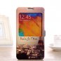 Elegant Samsung note 3 tower case romantic style Samsung galaxy note 3 leather case
