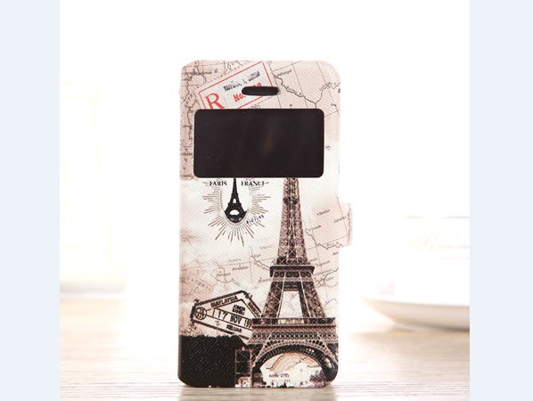 Paris Eiffel pattern iphone 5c case romantic tower iphone 5c flip case iphone 5c mobile case