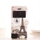 Paris Eiffel pattern iphone 5c case romantic tower iphone 5c flip case iphone 5c mobile case