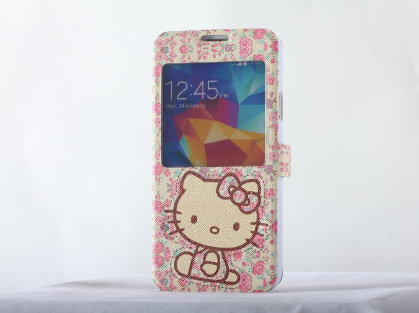 Cute cartoon cat Samsung galaxy s5 case for girls Samsung galaxy s5 cartoon case