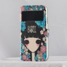 Samsung s4 wallet case unique cartoon Samsung galaxy s4 flip case dummy doll