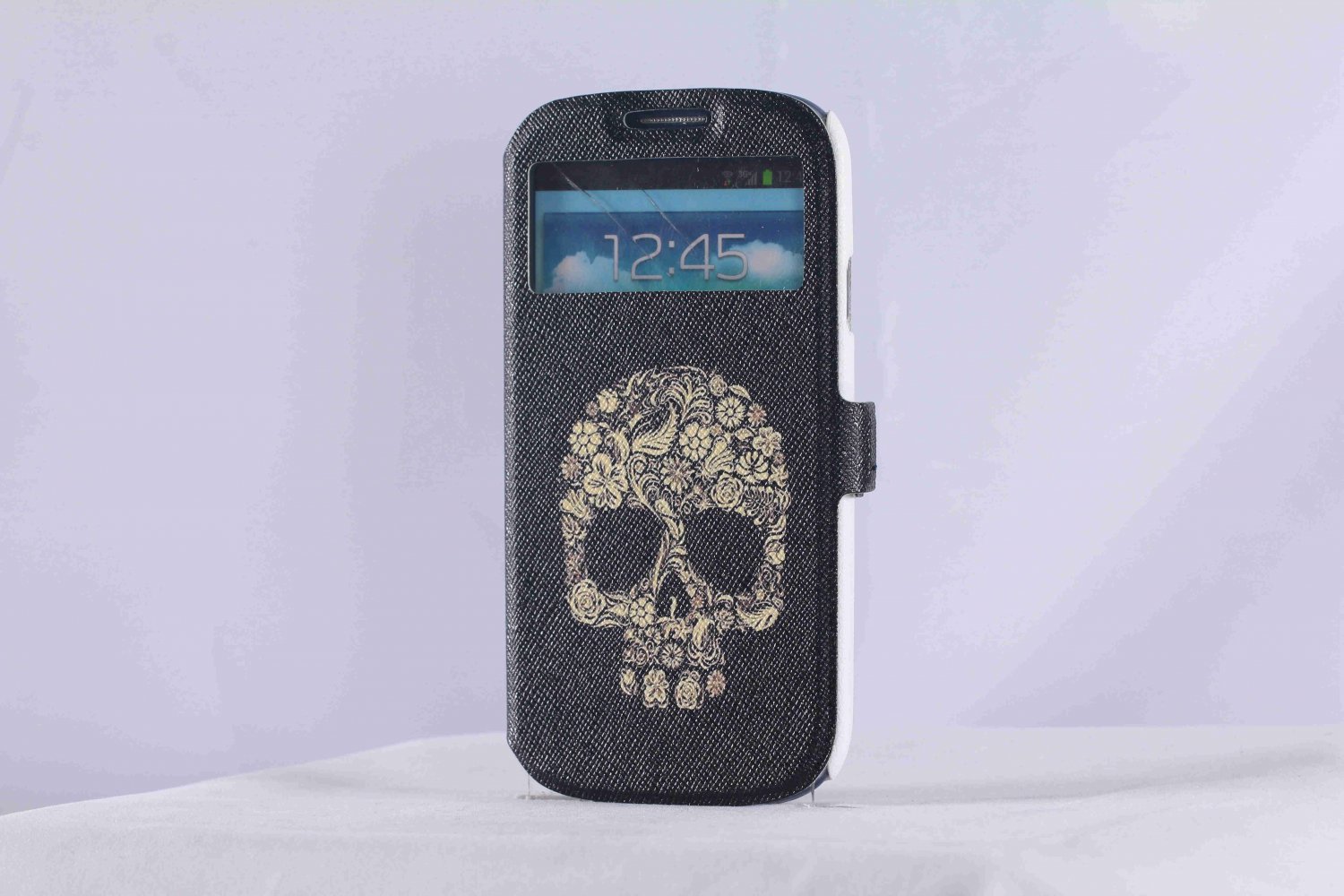Cool skull printed Samsung s3 cover unique skeleton Samsung galaxy S3 stand case