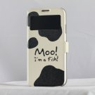 Milk cow print Samsung galaxy s4 case art Samsung s4 flip case Samsung galaxy s4 unique case