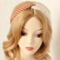 dotted hair band with knot, contrast colors twisted hair wrap band