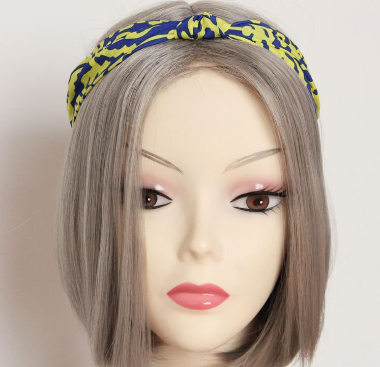 pretty bow knot design hair band hair rope, cool yoga turban with knot, chiffon headbands
