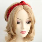 red knot headbands, cool spider net headwrap turban, soft cotton fabric hair band for girls