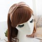 PU leather rabbit ears head wrap, pink hair band with knot, twisted rabbit ear head band