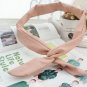 PU leather rabbit ears head wrap, pink hair band with knot, twisted rabbit ear head band