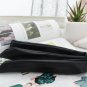 rabbit ear headband in PU leather, solid black twist head band, knot rabbit ears turban headbands