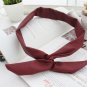 PU leather rabbit ear hard head wrap, twisted turban hair band, rabbit ears headbands