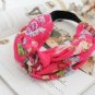 pretty peach twisted headbands for lady,girls yoga hair band with knot, elastic head wrap turban