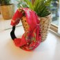 pretty peach twisted headbands for lady,girls yoga hair band with knot, elastic head wrap turban