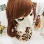 wild leopard print twist hair bands for women, ladysâ workout hair rope turban