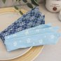 Quilting plaid rabbit ear twist headbands for girls, cute girl hair accessory twisted jean hair band
