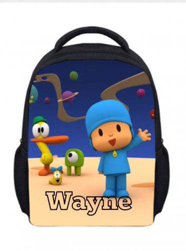 Personalized small backpack 3D cartoon images