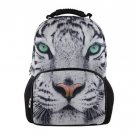 3D Adult Backpack White Tiger