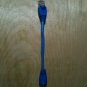 Cat 5e snagless ethernet patch cable blue 6in