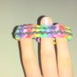 Double Capped Dragon Scale Loom Bracelet