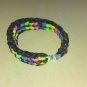 Double Capped Dragon Scale Loom Bracelet