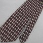 Endangered Species Silk Tuxedo Penguin Maroon Tan Neck Tie Men Designer Tie EUC
