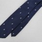 Vtg Rare Chadwick Navy Flying Duck Skinny Texture 60s 70s Mens Neck Tie #V-4 EVC