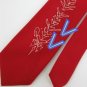 Vintage Richard Moraski Bullshit Art Calligraphy Lettering Tie Necktie Rare  #EV