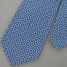 Vintage Conte Gino Fat Texture 60's 70s Checkered Blue Black Mens Neck Tie #EV