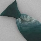 Vintage Wembleytown Stripe Olive Green Snap On Clip-On 60s 70s Men Neck Tie #V-4