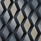 #1A New 61" STAFFORD ZIGZAGS JACQUARD BLACK TIE Necktie