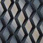 #1A New 61" STAFFORD ZIGZAGS JACQUARD BLACK TIE Necktie