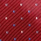 #1A New PURITAN DarkRed BLUE STRIPE DIAMOND MEN NECK TIE