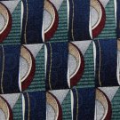 STAFFORD OVALS BLUE GREEN MAROON SILK MEN NECK TIE Men Designer Tie EUC