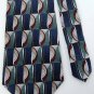 STAFFORD OVALS BLUE GREEN MAROON SILK MEN NECK TIE Men Designer Tie EUC