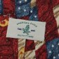 USA Seller AMERICAN EAGLE OUTFITTER SUN RED BEIGE BLUE NECK TIE Excellent