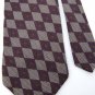 STRUCTURE VTG WOVEN PURPLE GREY OLIVE SILK MEN NECK TIE Men Designer Tie EUC