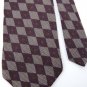 STRUCTURE VTG WOVEN PURPLE GREY OLIVE SILK MEN NECK TIE Men Designer Tie EUC
