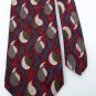 EMODA ITALY PAISLEYS MAROON NAVY OLIVE MEN NECK TIE Men Designer Tie EUC