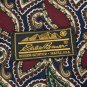 EDDIE BAUER PAISLEYS MARRON NAVY SILK MEN NECK TIE Men Designer Tie EUC