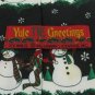 #1A New HALLMARK Christmas Snow Man Holiday Tree BLACK WHITE GREEN  Necktie Tie