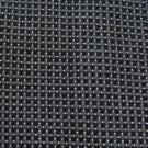 #1A New Michael's Italy Woven Square Checkered Grey Black Silver Silk NECKTIE