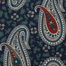LIBERT OF LONDON PAISLEYS NAVY GREEN BEIGE MEN NECK TIE Men Designer Tie EUC